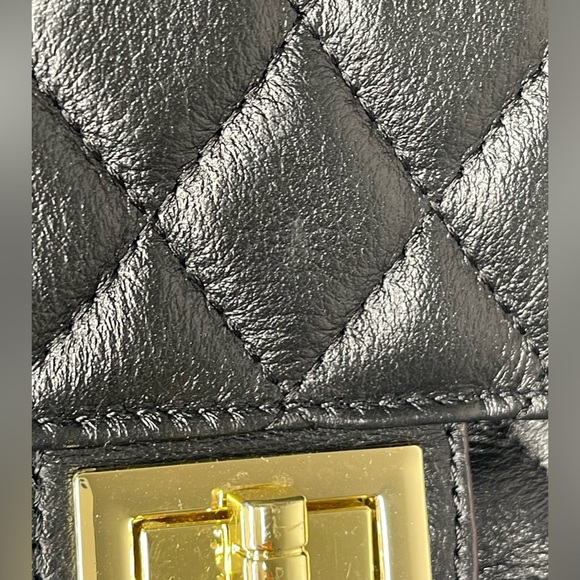 Black Diamond Quilt Handbag - Top Grain Cowhide leather - Picture 10 of 15